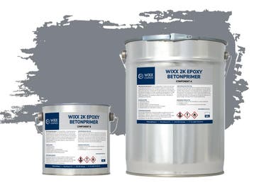 Wixx 2K Epoxy Betonprimer - 20L RAL 7046 | Telegrijs 2 20L, Verzenden, Nieuw, Verf, 15 tot 20 liter
