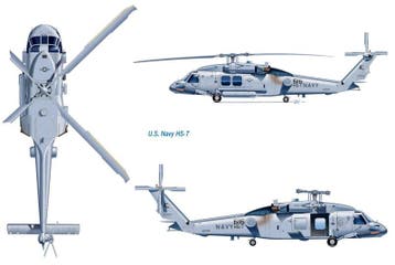 HH-60H SeaHawk Combat Rescue Helicopter, Hobby en Vrije tijd, Modelbouw | Vliegtuigen en Helikopters, Verzenden, Nieuw