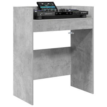 vidaXL DJ Tafel Betongrijs 102 x 45 x 102 cm Bewerkt hout, Muziek en Instrumenten, Verzenden, Nieuw