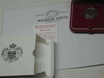 2 Euro 2020 Monaco 300 Geburtstag Honore Iii Pp proof, Verzenden