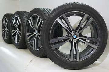 BMW X7 G07 754M 21 inch velgen Pirelli Runflat Winterbanden, Gebruikt, Velg(en), 21 inch, Winterbanden