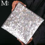 Echt exclusief parelmoeren dienblad - Kostbare zilveren