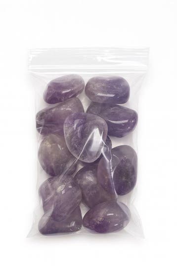amethist 250gr 2-3cm (Kristal_Uitgelicht), Antiek en Kunst, Antiek | Glas en Kristal, Ophalen of Verzenden