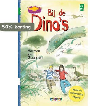 Bij de dinos / Klavertje twee - Harmen van Straaten, Verzenden, Zo goed als nieuw, Harmen van Straaten