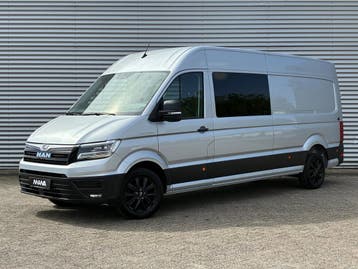 MAN TGE 3.180 L4H3 DC 177pk Automaat LED LM velgen Standkach, Automaat, Stof, Gebruikt, MAN