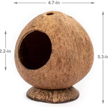 Kokosnoot Hamster Huis Nest Schuilplaats Kleine Dieren, Verzenden, Nieuw