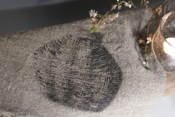 Shabby linnen doek Vismand, Huis en Inrichting, Woonaccessoires | Overige, Ophalen of Verzenden, Nieuw