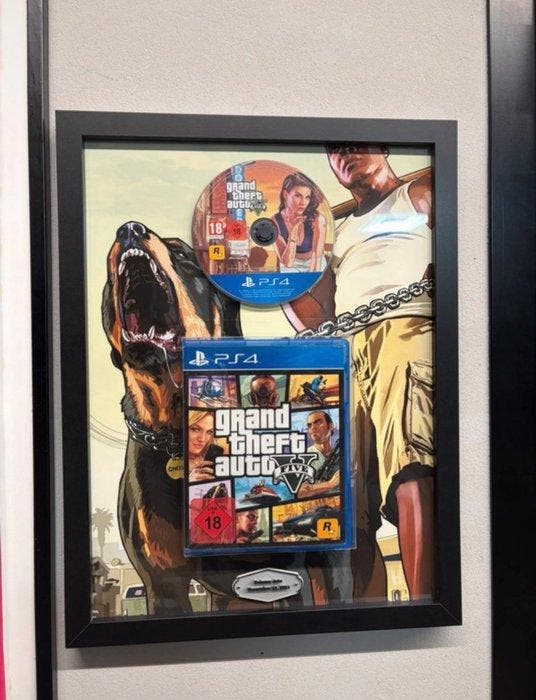 Sony - Playstation 4 (PS4) - GTA V PS4 Framed Display –, Spelcomputers en Games, Spelcomputers | Overige Accessoires