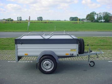 Saris bagagewagen afm. 184x112x50cm 750kg (ex-verhuur no.23), Ophalen, Gebruikt