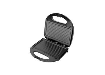 Tosti-ijzer grillplaten 750w Zwart, Nieuw, Overige materialen