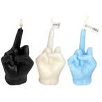 Grappige Geurkaars Middelvinger van Sojawas Decoratie, Verzenden, Nieuw