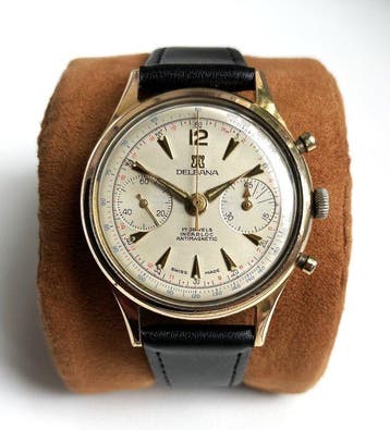 Delbana - Chronograph - Bi-compax (NOS condition) - Zonder, Nieuw