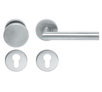 Knop/kruk op rozet Tessa rechts KL4 knop vlak + PC-plaatjes, Verzenden, Nieuw