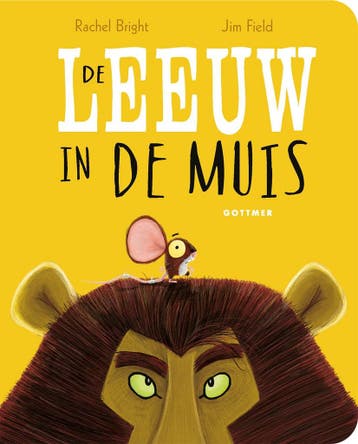 Boek: De leeuw in de muis (kartonboekje) - (als nieuw), Verzenden, Zo goed als nieuw
