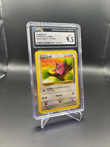 Pokémon - 1 Graded card - Jigglypuff 77/130 - CGC 9.5 - WOTC, Hobby en Vrije tijd, Verzamelkaartspellen | Pokémon, Nieuw