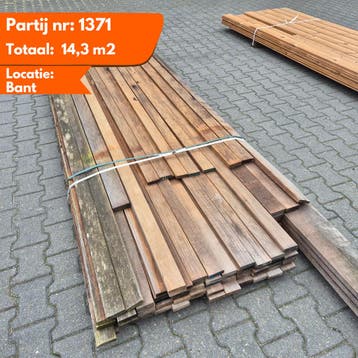 Partij Thermo Frake Geschaafde Planken 2750-3350x66x18mm, Ophalen of Verzenden, Nieuw
