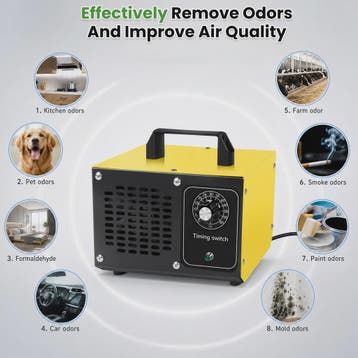 Ozon Generator 60000mg/h - Luchtzuiveraar voor Huis, Auto &, Verzenden, Nieuw