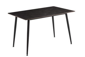 Eettafel MILANO 140cm keramiek grijs - 46891, Huis en Inrichting, Ophalen of Verzenden, Nieuw