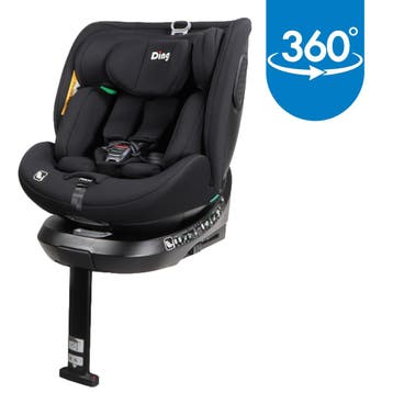 Ding Kai Black 40-150cm 360° i-Size Autostoel, Verzenden, Nieuw, 15 t/m 36 kg, Isofix