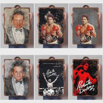 Roberto Duran Vintage Metalen Poster - Retro Wanddecoratie v, Verzenden, Nieuw