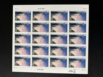 Postzegels - Vel Niagara Falls - USPS/Amerika (1999), Postzegels en Munten, Postzegels | Amerika, Ophalen of Verzenden, Postfris