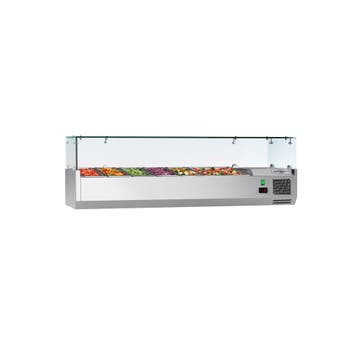 GGM Gastro | Opzetkoelvitrine ECO - 1500x395mm - 6x GN 1/3 |, Verzenden