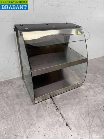 RVS Warmhoudvitrine 4 x 1/2 GN 230V Horeca, Ophalen of Verzenden, Gebruikt