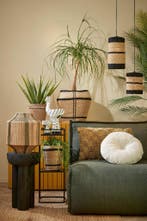 2dekans | Mica Decorations Latty Bijzettafel – Ø30 x H50 cm, Huis en Inrichting, Tafels | Bijzettafels, Ophalen of Verzenden, Zo goed als nieuw