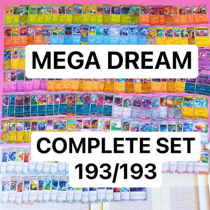 Pokémon - Complete Mega Dream Set - 193/193 - Complete Base, Hobby en Vrije tijd, Verzamelkaartspellen | Pokémon