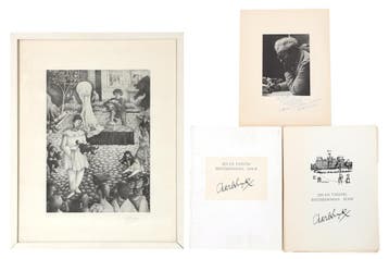 ‘26 Pentekeningen door Charles Eyck’ en litho Pieke Dassen, Antiek en Kunst