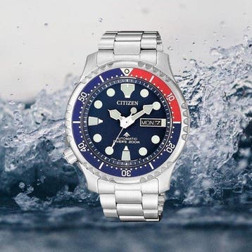 Citizen - Citizen Divers Pepsi Automatic - Zonder, Nieuw