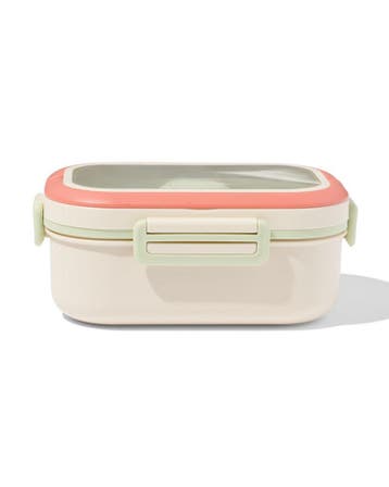 HEMA Saladebox 21.3x14.8x9.3cm beige, Verzenden, Nieuw