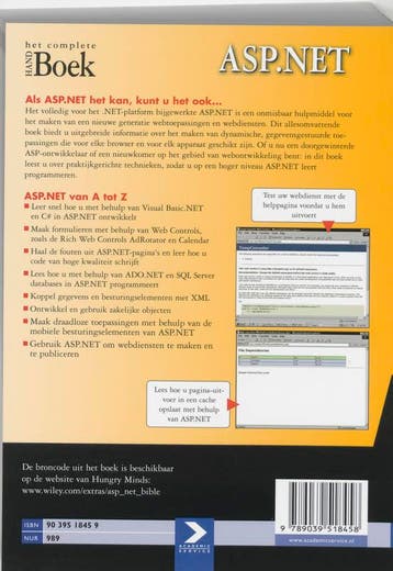 ASP.NET / Het complete HANDBoek 9789039518458 M. Parihar, Verzenden, Gelezen, M. Parihar
