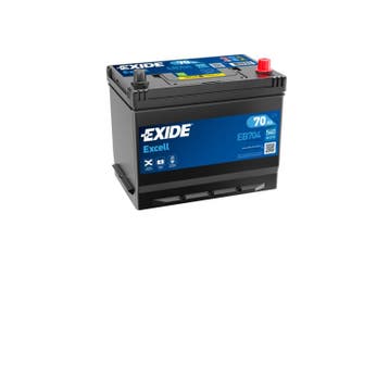 Exide Excell accu | EB704 | 12V 70Ah, Auto-onderdelen, Ophalen of Verzenden, Nieuw