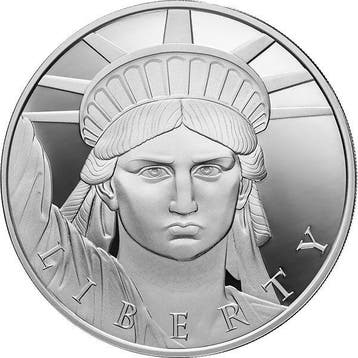 Verenigde Staten. 1000 Satoshi 2023 Statue of Liberty -, Postzegels en Munten