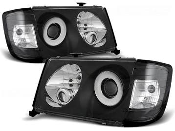 Koplampen Mercedes E-class W124 86-93 zwart, Ophalen of Verzenden, Nieuw