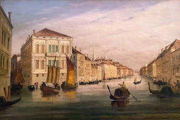 Karl Kaufman (1843-1902/05) - Veduta del Canal grande di