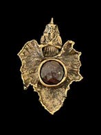 Saffier Prachtige Star Sapphire Leaf Mummy Design Hanger., Verzamelen