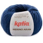 Katia Merino Aran - 57 nachtblauw - Merinogaren, Ophalen of Verzenden, Nieuw