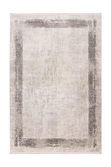 Vintage Vloerkleed | Venezia | Kader | Zilver | 80x150 cm, Verzenden, Nieuw