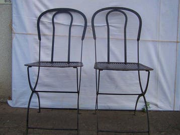 Stoel (2) - Staal - Bistrostoelen 1920