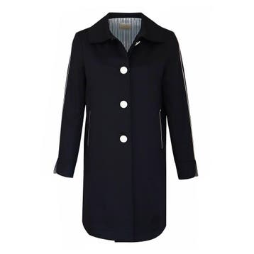 Verysimple • zwarte trenchcoat • 34 (IT40), Kleding | Dames, Verzenden, Nieuw, Maat 34 (XS) of kleiner, Verysimple