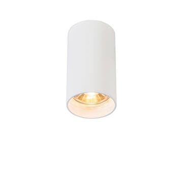 Moderne opbouwspot wit 5,5cm GU10 50mm - Tuba, Verzenden, Nieuw
