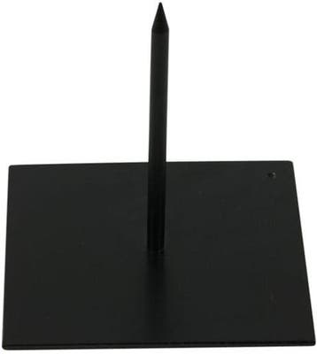 Metaal standaard solid basic iron foot met gaatje in voet, Ophalen of Verzenden, Nieuw