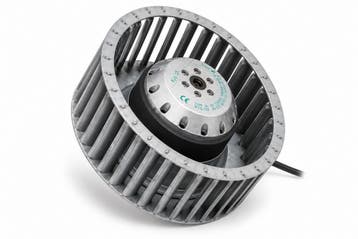 Bergschenhoek motor reviseren – R2E160-AC05-17, Zo goed als nieuw, Ventilator