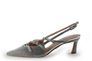 Steve Madden Slingbacks in maat 39 Zilver, Overige kleuren, Verzenden, Steve Madden, Zo goed als nieuw