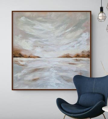 Irina Morisch - Rise -square seascape artwork-