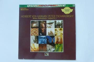 Herbert von Karajan - Peter Tschaikowsky Sinf. nr 5 (Quadrop, Ophalen of Verzenden, Zo goed als nieuw