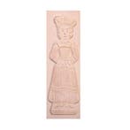 Speculaasplank Groot Pop Vrouw 30,5x10cm., Verzenden, Nieuw