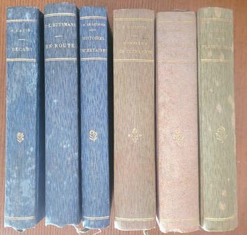 Paul Cazin, J.-K. Huysmans, H. de Régnier, M Maindron, Comte
